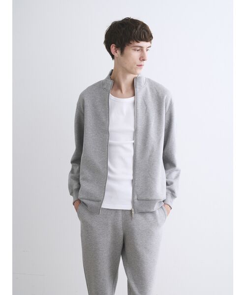 three dots / スリードッツ その他アウター | Men's cardboard sweat zip up brouson | 詳細8