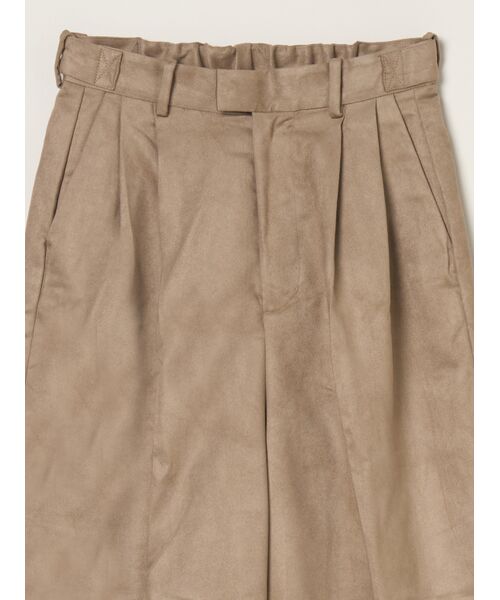 three dots / スリードッツ その他パンツ | Faux suede pants | 詳細2