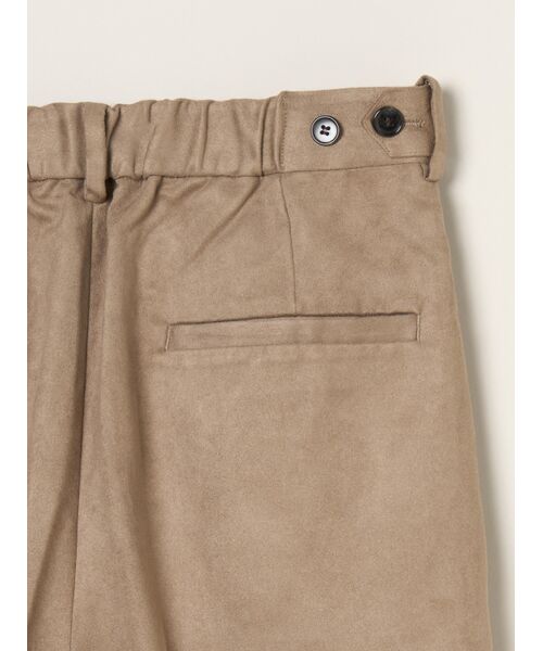 three dots / スリードッツ その他パンツ | Faux suede pants | 詳細3