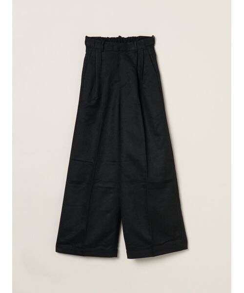 three dots / スリードッツ その他パンツ | Faux suede pants(black)