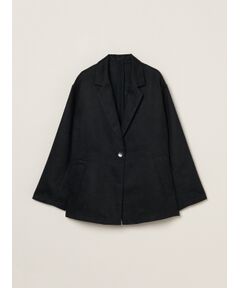 three dots / スリードッツ テーラードジャケット | Faux suede jacket