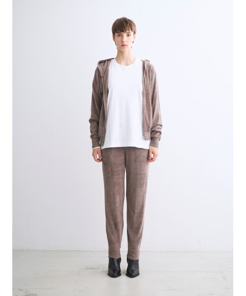 three dots / スリードッツ その他パンツ | Velour sweater pants | 詳細10