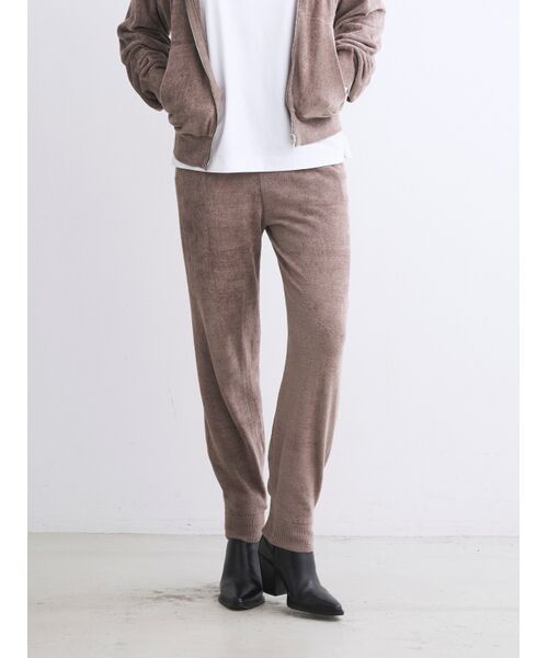 three dots / スリードッツ その他パンツ | Velour sweater pants | 詳細7