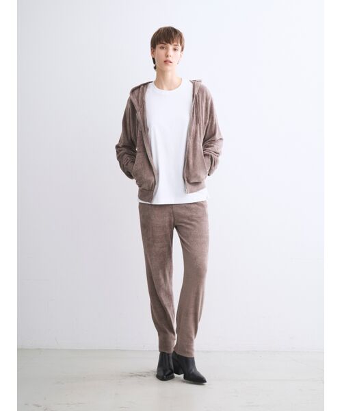 three dots / スリードッツ その他パンツ | Velour sweater pants | 詳細8