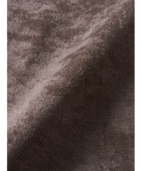 three dots / スリードッツ パーカー | Velour sweater zip up hoody | 詳細5