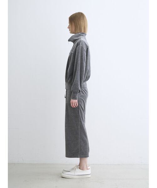 three dots / スリードッツ スカート | Cotton velour pencil skirt | 詳細9