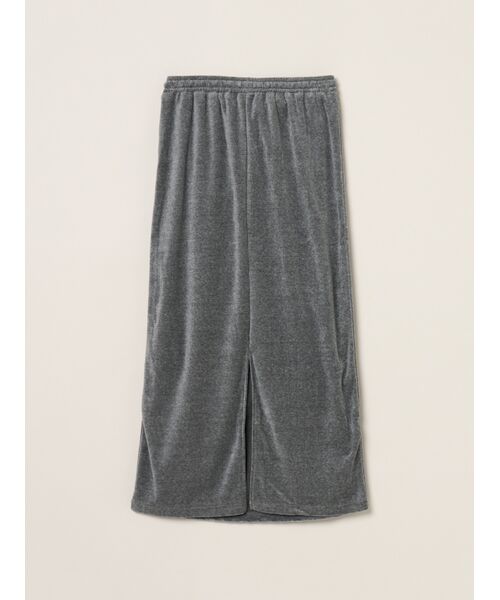 three dots / スリードッツ スカート | Cotton velour pencil skirt | 詳細1