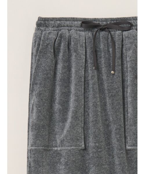 three dots / スリードッツ スカート | Cotton velour pencil skirt | 詳細3