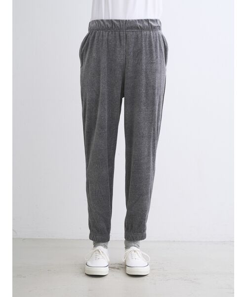 three dots / スリードッツ その他パンツ | Men's cotton velour pants | 詳細10