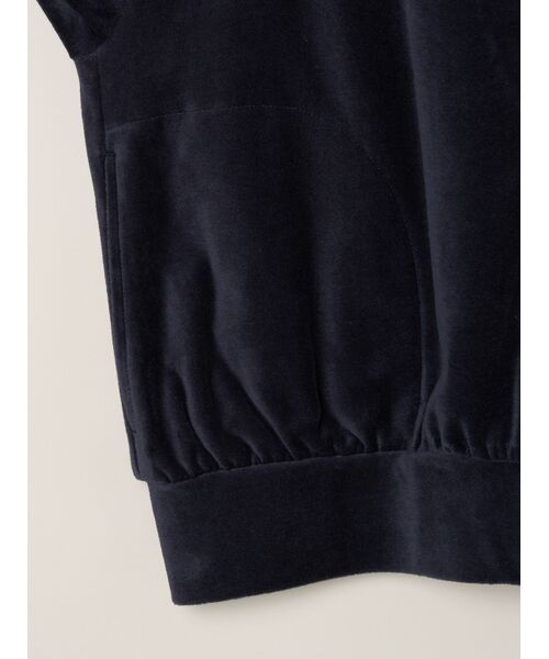 three dots / スリードッツ その他アウター | Cotton velour  zip up brouson | 詳細4