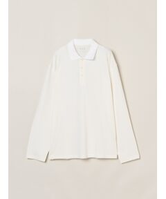 three dots / スリードッツ ニット・セーター | Men's cotton wool l/s polo shirt
