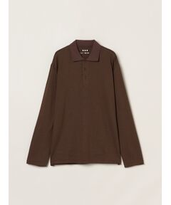 three dots / スリードッツ ニット・セーター | Men's cotton wool l/s polo shirt