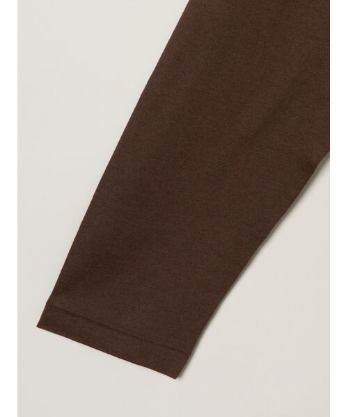 three dots / スリードッツ ニット・セーター | Men's cotton wool l/s polo shirt | 詳細3