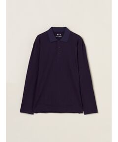 three dots / スリードッツ ニット・セーター | Men's cotton wool l/s polo shirt