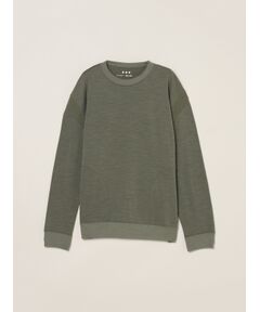 three dots / スリードッツ その他トップス | Men's wool fleece sweat shirt