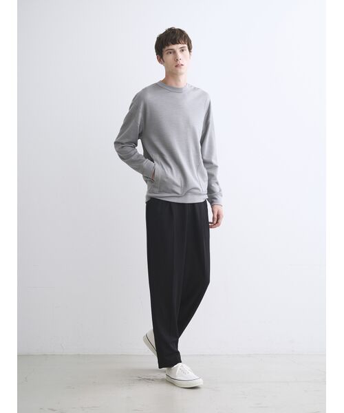 three dots / スリードッツ その他トップス | Men's wool fleece sweat shirt | 詳細10