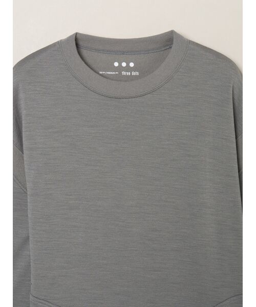 three dots / スリードッツ その他トップス | Men's wool fleece sweat shirt | 詳細2