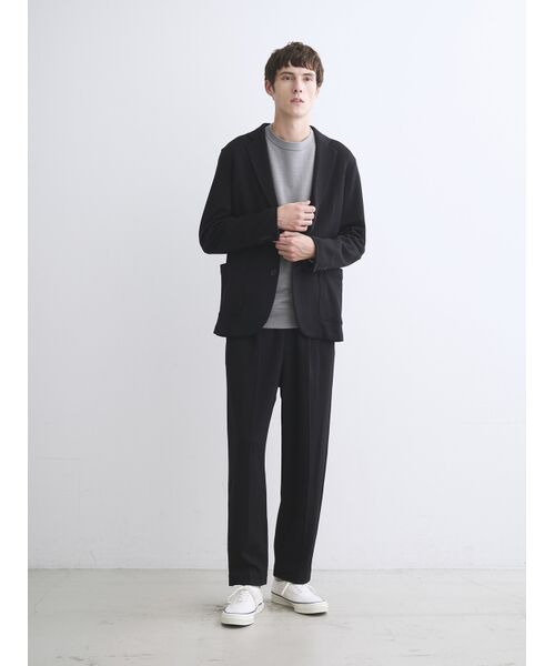 three dots / スリードッツ テーラードジャケット | Men's wool fleece jacket | 詳細9