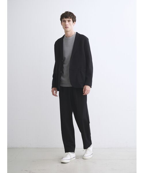 three dots / スリードッツ テーラードジャケット | Men's wool fleece jacket | 詳細10