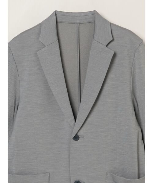 three dots / スリードッツ テーラードジャケット | Men's wool fleece jacket | 詳細2