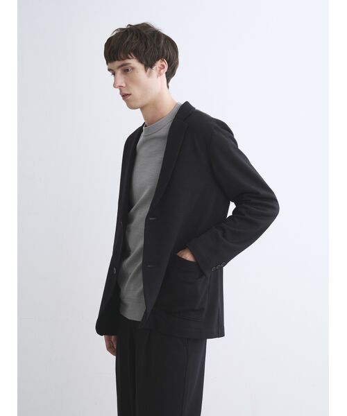 three dots / スリードッツ テーラードジャケット | Men's wool fleece jacket | 詳細8