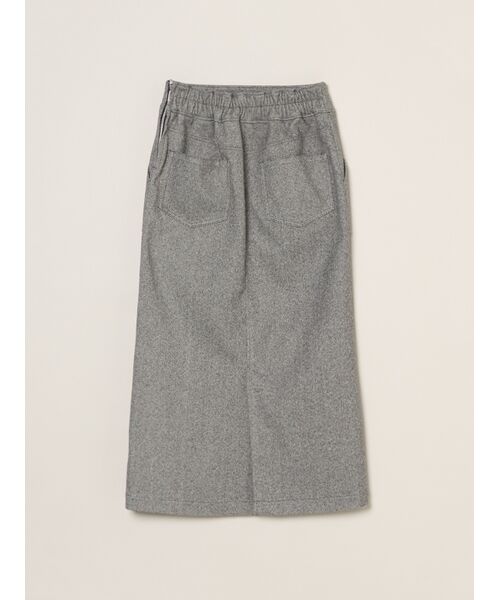 three dots / スリードッツ スカート | Wooly jersey skirt | 詳細1