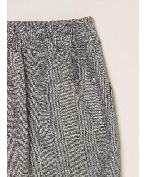 three dots / スリードッツ スカート | Wooly jersey skirt | 詳細3