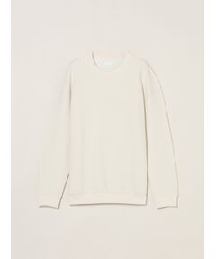 three dots / スリードッツ ニット・セーター | Men's woolmix pileface crewneck