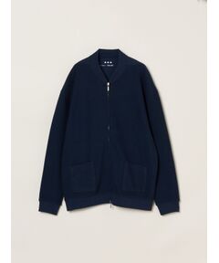 three dots / スリードッツ その他トップス | Men's woolmix pileface zip-shirt