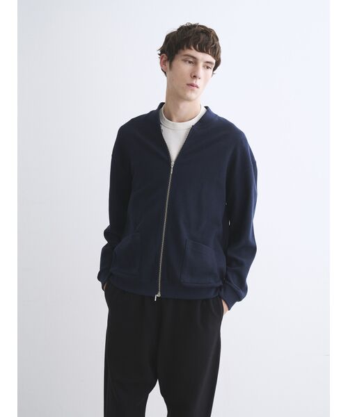 three dots / スリードッツ その他トップス | Men's woolmix pileface zip-shirt | 詳細6