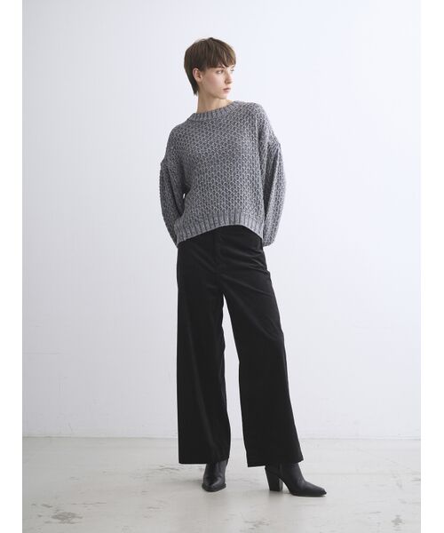 three dots / スリードッツ その他トップス | Sparkling sweater top | 詳細9