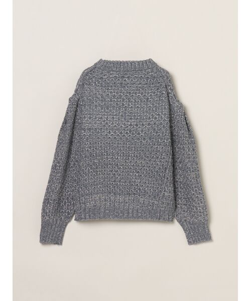 three dots / スリードッツ その他トップス | Sparkling sweater top | 詳細1