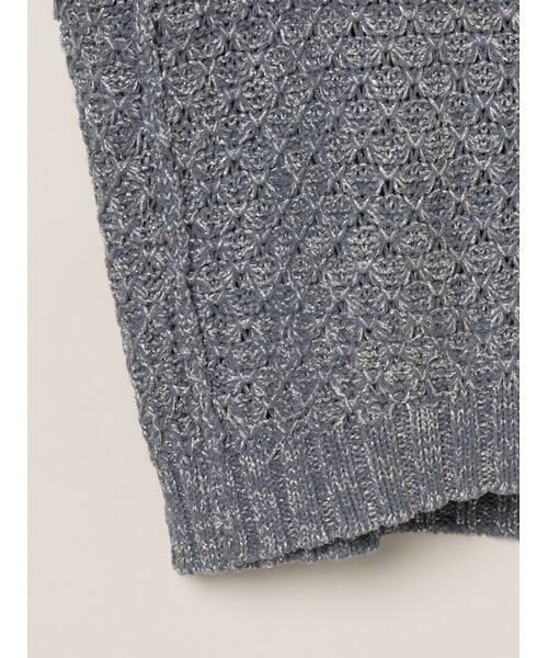 three dots / スリードッツ その他トップス | Sparkling sweater top | 詳細4