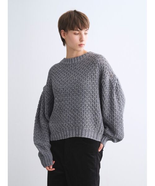 three dots / スリードッツ その他トップス | Sparkling sweater top | 詳細6