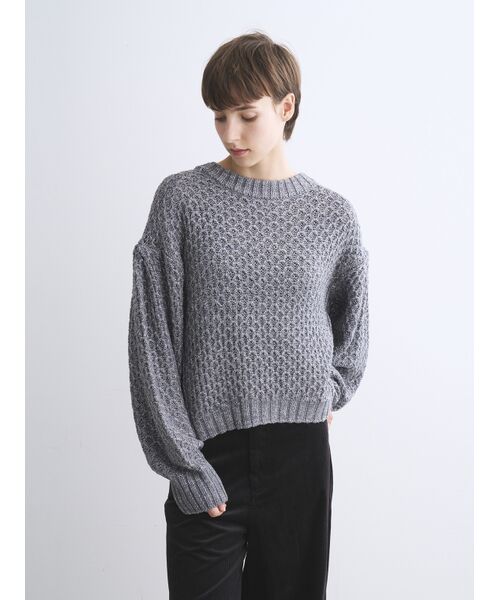 three dots / スリードッツ その他トップス | Sparkling sweater top | 詳細8