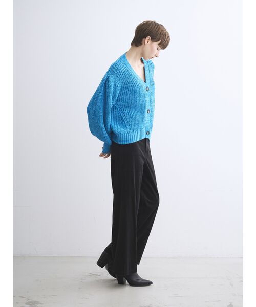 three dots / スリードッツ カーディガン・ボレロ | Sparkling sweater cardigan | 詳細10