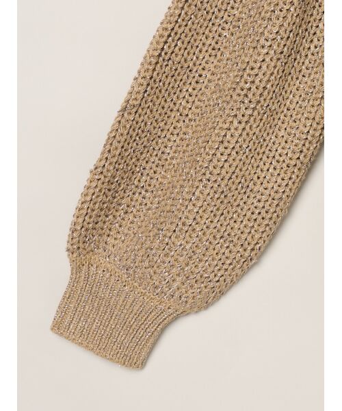 three dots / スリードッツ カーディガン・ボレロ | Sparkling sweater cardigan | 詳細3