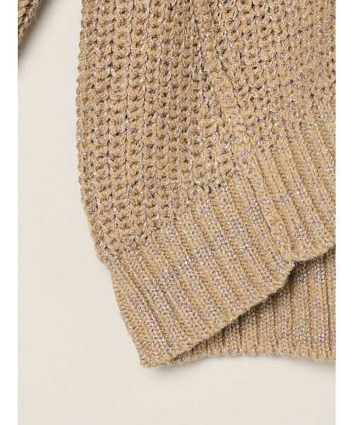 three dots / スリードッツ カーディガン・ボレロ | Sparkling sweater cardigan | 詳細4