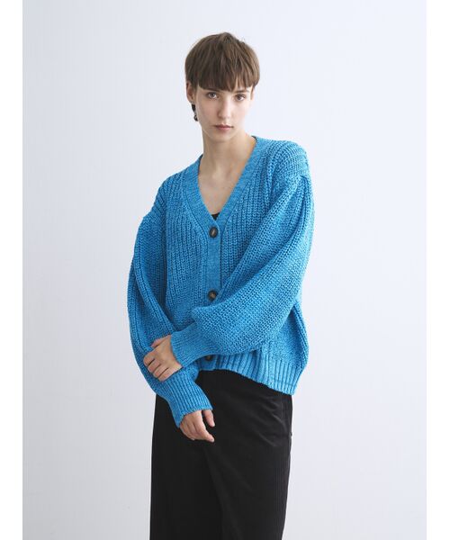 three dots / スリードッツ カーディガン・ボレロ | Sparkling sweater cardigan | 詳細8