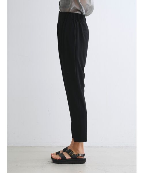 three dots / スリードッツ その他パンツ | Matte stretch ponte 2tuck pant | 詳細10