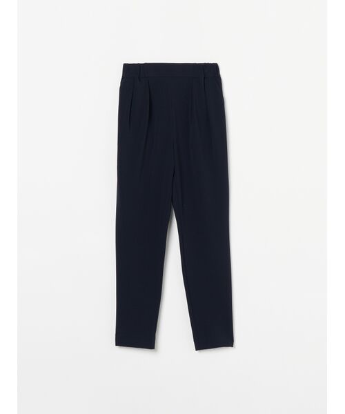 three dots / スリードッツ その他パンツ | Matte stretch ponte 2tuck pant(navy)