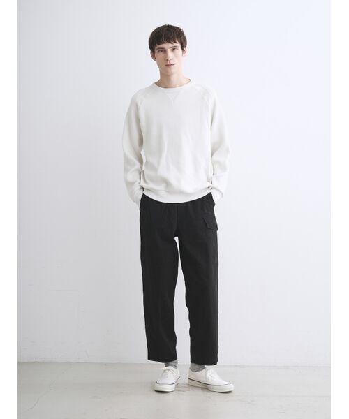 three dots / スリードッツ その他トップス | Men's ratch pile sweat shirt | 詳細9