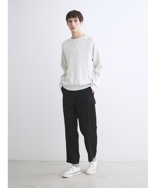 three dots / スリードッツ その他トップス | Men's ratch pile sweat shirt | 詳細10