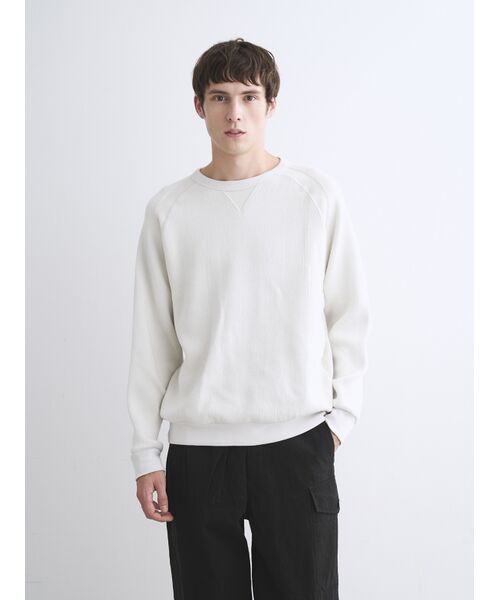three dots / スリードッツ その他トップス | Men's ratch pile sweat shirt | 詳細6