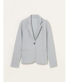 three dots / スリードッツ テーラードジャケット | Stretch ponte jacket