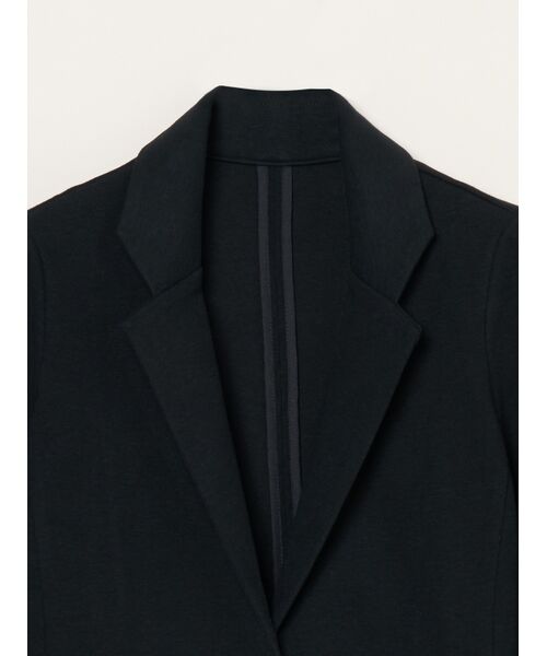 three dots / スリードッツ テーラードジャケット | Stretch ponte jacket | 詳細2