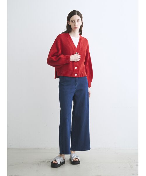 three dots / スリードッツ その他トップス | Bulky cotton cardigan | 詳細10