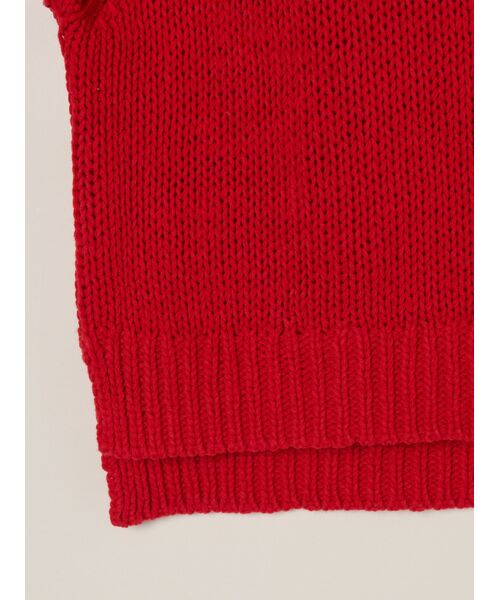 three dots / スリードッツ その他トップス | Bulky cotton cardigan | 詳細4