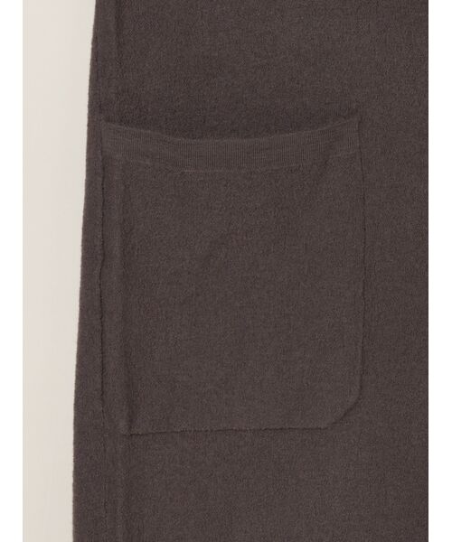 three dots / スリードッツ その他トップス | Felt sweater coat cardigan | 詳細4