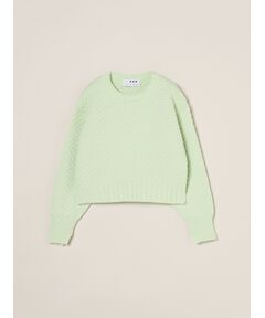three dots / スリードッツ その他トップス | Spongy smooth popcorn pullover